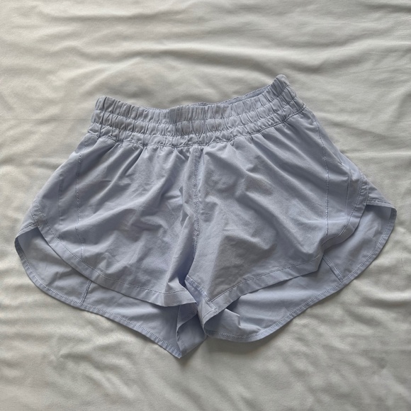 Lululemon Track That High-Rise Shorts - Periwinkle Blue - Picture 1 of 3